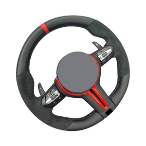 Volante de Cuero Alcántara Negro a Precio de Fábrica Compatible con BMW F30 F10 E90 - Product Image 1