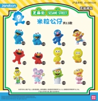 Lot de 8 boîtes de figurines Mochi en peluche Jandoon Sesame Street Vitality Series, boîtes mystères, figurines pendentifs, jouets tendance, vente en gros, nouveauté