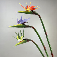 Nouvelles fleurs artificielles tropicales 2026 effet naturel, idéales pour la décoration intérieure, les mariages et la photographie.