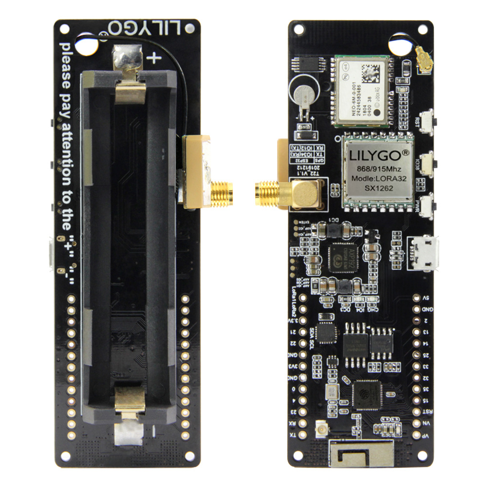 Держатель аккумулятора T-Beam V1.1 ESP32 433/868/915/923 МГц Wi-Fi модуль с Bluetooth ESP32 GPS 18650