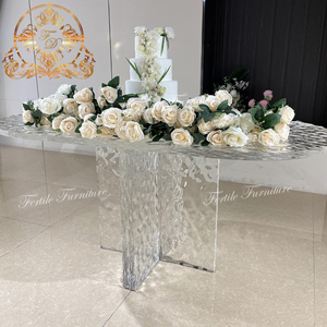 Rõ Ràng Nghệ Sĩ Thiết Kế <span class=keywords><strong>Acrylic</strong></span> Hình Bầu Dục Trung Tâm Vài Đám Cưới Bảng - Product Image 3