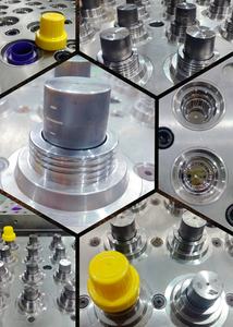 Moldes Plásticos para Produção de Tampas de Detergente para Lavanderia, Fechos para Máquinas de Moldagem por Injeção - Product Image 2