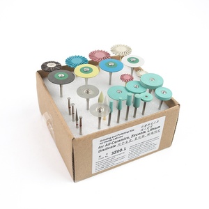 Set di Lucidatori e Dischi in Silicone Dentale, Frese e Dischi Diamantati 3Z00.1, Kit <span class=keywords><strong>HP</strong></span> Popolare per Lucidatura di Denti in Ceramica e Zirconia - Product Image 1