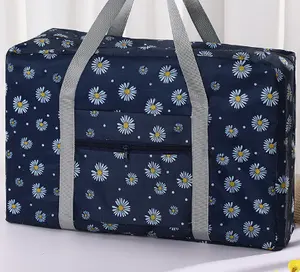 Cheap Durable Waterproof Polyester Folding Storage Travel Bag Foldable Luggage Duffel Bag