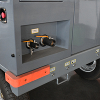146SCYT-12-18 Compresseur d'air portable lubrifié diesel haute pression avec moteur et moteur pour plates-formes de forage de puits d'eau minière