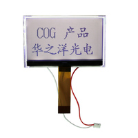 Module LCD COG à matrice de points graphique FSTN transflectif de petite taille 3,2 pouces 128x64
