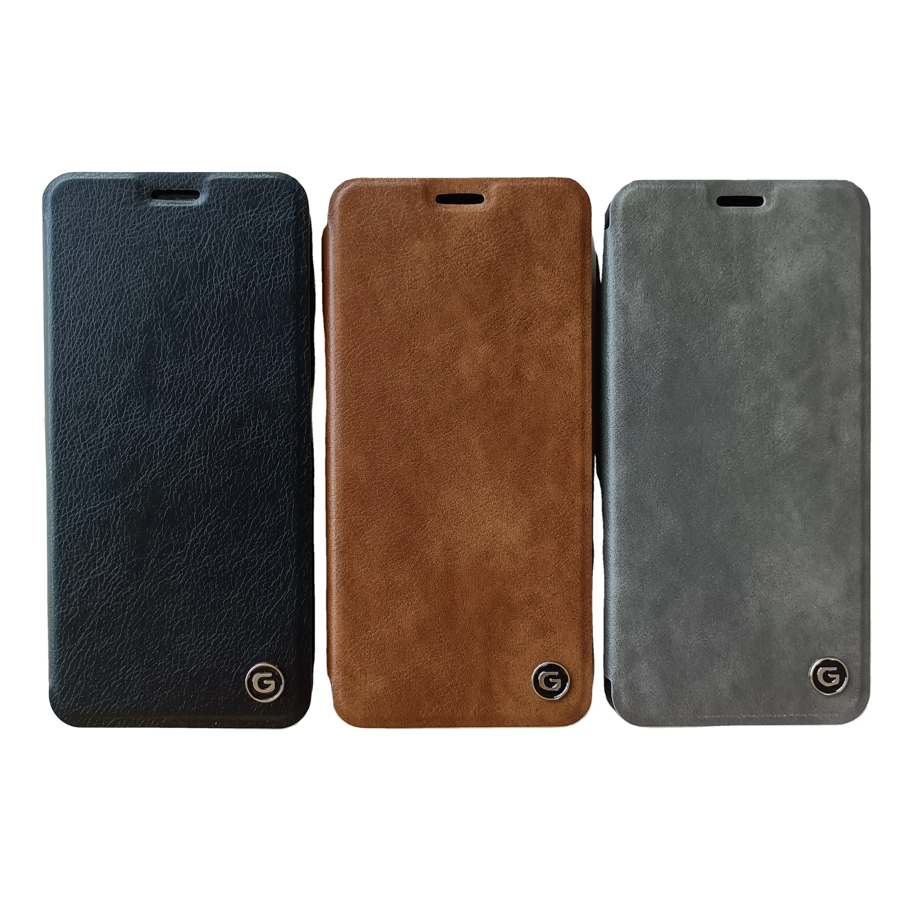 Factory Wholesale Leather phone case flip cover with G logo suitable for TEC CAMON 30 back cover