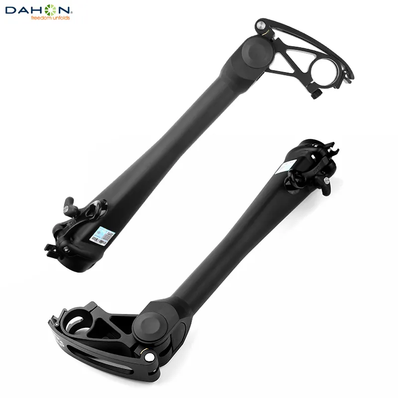 DAHON-Adaptador de eje de horquilla para bicicleta plegable, de liberación rápida, de 28,6mm y 31,8mm, con ángulo ajustable y rueda pequeña