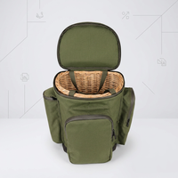 Sac à dos HIBO Outdoor Foraging Sac à fruits champignons avec panier de récolte pour festival de recherche de nourriture et randonnée en forêt