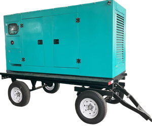 50kva 100kva 150kva 200kva 250kva điện công nghiệp ATS di động im lặng Trailer Máy phát điện diesel với perkin hoặc cumins động cơ - Product Image 1