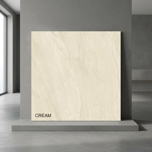 กระเบื้องพอร์ซเลนสีงาช้างเบจ นาโนขัดเงา ละลายน้ำได้ ขนาด 600x600 มม. กระเบื้องปูพื้นเซรามิกวิทริฟายด์ลายหินแกรนิต - Product Image 4