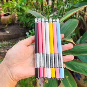 Tailandia Venta caliente 3 en 1 disco Stylus pluma de tinta fino de fibra de dibujo disco táctil pluma para portátil teléfono móvil tabletas PC - Product Image 6