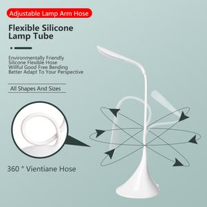 Lámpara de Escritorio LED Moderna y Sencilla para Estudio, Luz Suave Creativa, Protección para los Ojos, Lámpara de Mesa Recargable por USB - Product Image 5