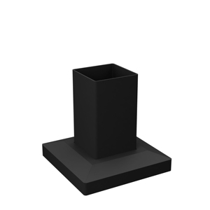 Connecteurs métalliques modernes écologiques en acier carré thermolaqué pour pergola, support de sol et de mur, et <span class=keywords><strong>sabot</strong></span> de poteau de clôture pour <span class=keywords><strong>bois</strong></span> - Product Image 1