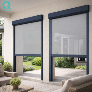 Persianas de Patio QINGYING, Persianas Motorizadas para Exteriores, Cortinas de Privacidad para Exteriores - Product Image 1