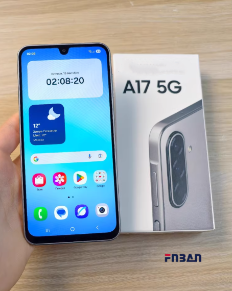 A17 5G Smartphone 128GB Deca Core CDMA Android 15 AMOLED Display French/Spanish Support 5000mAh Battery