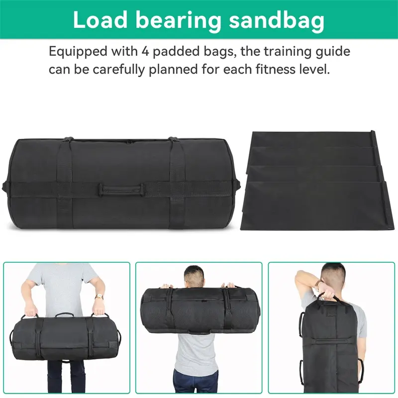Sacos de arena grandes para entrenamiento, bolsa de deporte para gimnasio, impermeable, resistente, para Fitness, bolsa de arena