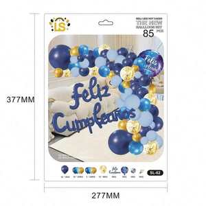 Ballons décoratifs ronds en latex métallique, 85 pièces, décorations de fête d'anniversaire pour enfants - Product Image 2