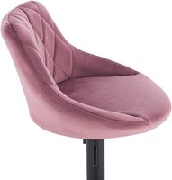 Usine Directement Moderne Réglable En Velours Rose à Hauteur De Comptoir Petit-Déjeuner Salle À Manger Tabouret Chaise de Bar