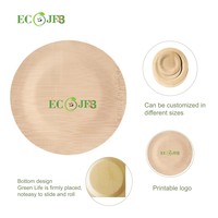 Assiettes jetables écologiques en bambou carrées de 10 pouces, assiettes à dîner biodégradables en bambou, vaisselle compostable pour les fêtes et la restauration