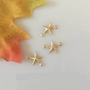 Collar con colgante de estrella de mar con relleno de oro de 14 quilates exquisito Premium, accesorio Real 1/20 GF para ocasiones de fiesta - Product Image 3