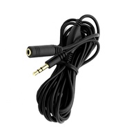 Câble d'extension Audio stéréo pour casque Audio, contrôle du volume, 3.5mm M/F 3m, pour DVD, Microphone, casque d'écoute 3m, voiture multimédia