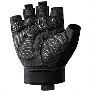 Gants d'entraînement avec bandes de maintien pour les poignets, demi-doigts, fermeture à lacets, légers, pour hommes et femmes, pour la musculation, le cyclisme, la gym, le fitness, le cross-training - Product Image 1