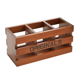 Wooden Cosmetic Storage <b>Box</b> Solid Wood Rectangular Retro Style Sundry Organizer Desktop Storage <b>Box</b> Customizable Size Engraved - Product Image 5