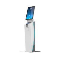 Terminal de Pago de Autoservicio con Pago en Efectivo/Tarjeta, Kiosco con SDK Intel Core I5 para Restaurantes de Comida Rápida