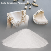 Matériau de sablage dentaire de précision, oxyde d'aluminium blanc pour sablage dentaire, traitement de surface des implants