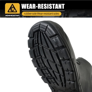 Chaussures de sécurité classiques <span class=keywords><strong>pour</strong></span> hommes, noires, semelle extérieure en caoutchouc antidérapante, résistantes aux chocs et aux perforations, bottes de travail à embout en <span class=keywords><strong>acier</strong></span> S3 SR - Product Image 4