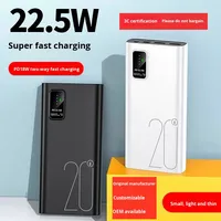 Power Bank PD Fast Charge 20000mAh dengan Sertifikasi 3C, Aman untuk Pesawat, Kapasitas Besar