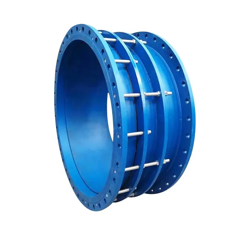 HuaYuan Carbon Steel Adapter Cast Ductile Iron Pipe Fittings Telescopic Dismantling Joint PN16 Dismantling Joint Price