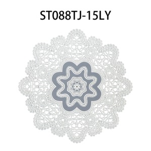 Posavasos de PVC de lujo contemporáneo para el hogar Cocina Restaurante Diseño de mesa hueca para uso al por mayor - Product Image 4