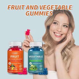 Suplemento de Frutas y Verduras Orgánicas OEM/ODM, 45 Gomitas de Frutas y Verduras, Vitaminas para Adultos y Niños, Forma de Dosis: Gomitas - Product Image 3