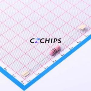 Résistance traversante CR2WS-10ohm 5%-TT63, composant traversant (THT), D4.5xL11mm, film carbone 10Ohm 5% 500V - Product Image 2