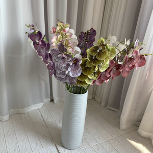Orquídea Artificial <span class=keywords><strong>de</strong></span> tacto Real, flor para decoración <span class=keywords><strong>de</strong></span> hogar y boda, novedad <span class=keywords><strong>de</strong></span> <span class=keywords><strong>2022</strong></span> - Product Image 6