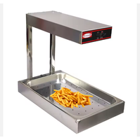 Chauffe-frites professionnel avec armoire de présentation et station de distribution de frites, prix usine, pour hôtels et restaurants, modèle autoportant pour nachos