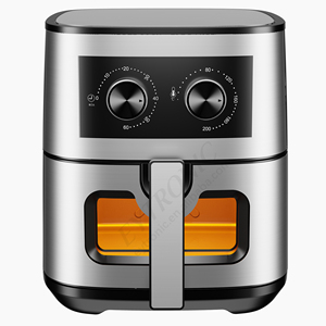 Nuevo Diseño Multifuncional Freidora de Aire Caliente Manual de 1500W y 6.5L con Ventana de Visualización - Product Image 6