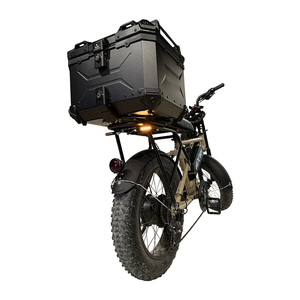 Boîtier supérieur étanche pour vélo électrique, boîte de rangement pour moto, boîte à bagages en alliage d'aluminium - Product Image 6