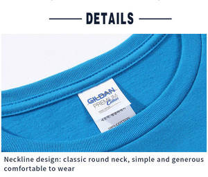 T-shirts personnalisés en gros pour hommes, 100% coton, impression de haute qualité, t-shirts noirs unis imprimés - Product Image 3