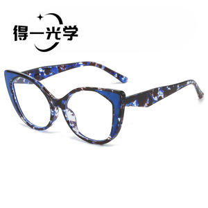 แว่นตา De Yi Optics ทรงแคทอาย กรอบเต็ม ป้องกันแสงสีฟ้า แฟชั่นสำหรับผู้หญิง เลนส์ PC - Product Image 3