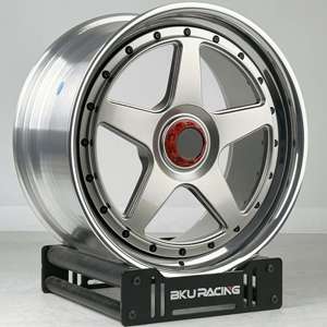 Ruedas forjadas BKU 5x114,3 de 17, 18 y 19 pulgadas, llantas de rueda de coche de carreras de aleación gris para JDM <span class=keywords><strong>Subaru</strong></span> <span class=keywords><strong>Impreza</strong></span> <span class=keywords><strong>Sti</strong></span> BRZ GT86 Supra Wrc Wrx - Product Image 4