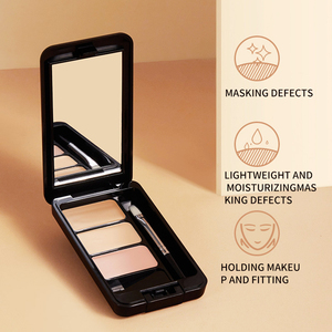 Crème de contour GECOMO pour couvrir les cicatrices d'acné, les taches, les sillons nasogéniens, embellir, éclaircir, correcteur naturel trois couleurs - Product Image 4