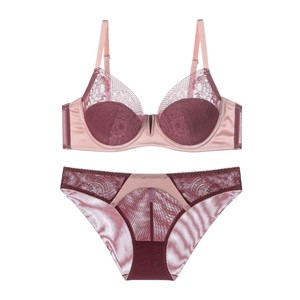 Ensemble de lingerie de luxe en dentelle de haute qualité, soutien-gorge et culotte, grandes tailles, pour femmes - Product Image 4