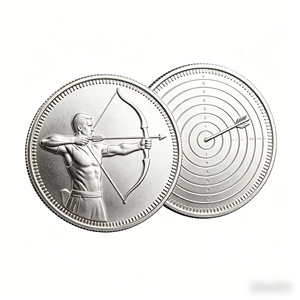 Pièce de monnaie commémorative ronde plaquée argent pour la reconnaissance des réalisations de Taekwondo <span class=keywords><strong>Dojo</strong></span> - Vente en gros - Product Image 3
