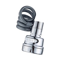 Robinet transfrontalier à double mode de sortie d'eau, intégré et dissimulé, avec tête de pulvérisation à bulles, extension de buse à aspiration magnétique et fonction anti-éclaboussures