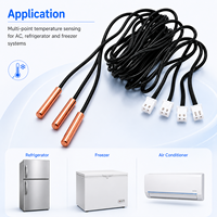 Cable de Sensor NTC con Múltiples Sondas Personalizado para Detección de Temperatura en Aires Acondicionados, Refrigeradores y Congeladores