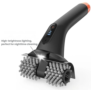 Brosse de nettoyage sans fil pour barbecue, 7,4 V, moteur 395, 450 tr/min, double batterie 2000 mAh, épurateur de barbecue - Product Image 1