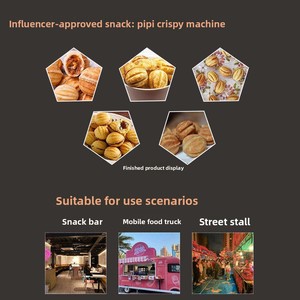 Machine à gaufres et crêpes multifonctionnelle électrique commerciale pour noix et œufs, appareil à faire des gaufres aux fruits et aux noix - Product Image 5